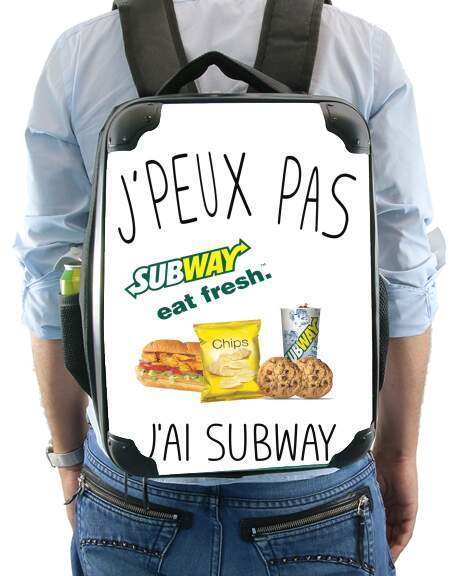  Je peux pas jai subway voor Rugzak