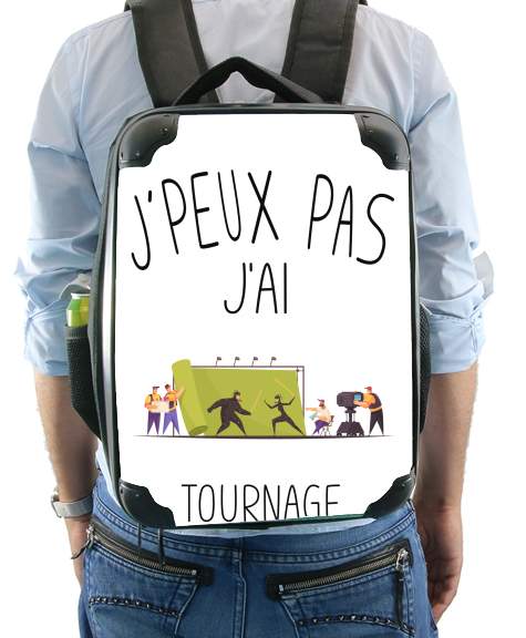  Je peux pas jai tournage voor Rugzak