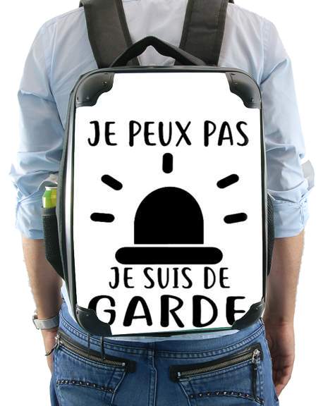  Je peux pas je suis de garde voor Rugzak