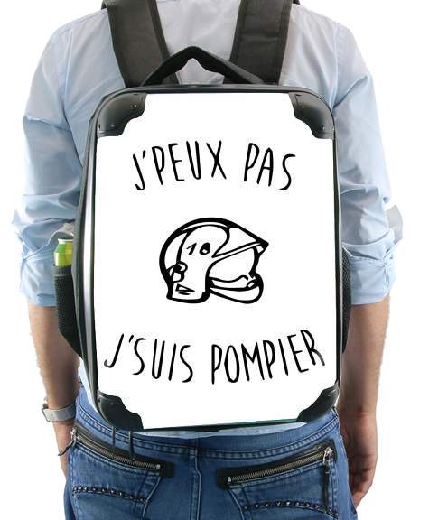  Je peux pas je suis pompier voor Rugzak