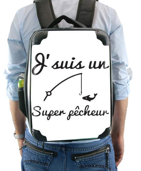  Je suis un super pecheur voor Rugzak