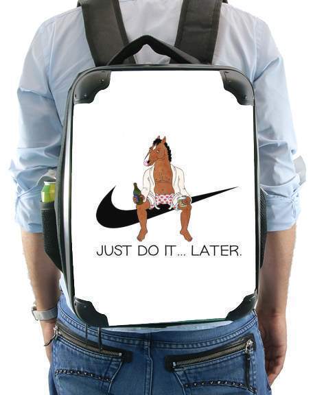  JUST DO IT LATER Bojack Horseman voor Rugzak