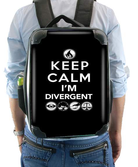  Keep Calm Divergent Faction voor Rugzak