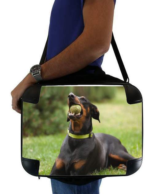  Adult Doberman voor Laptoptas