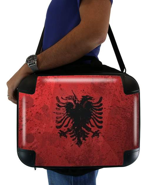  Albanie Painting Flag voor Laptoptas