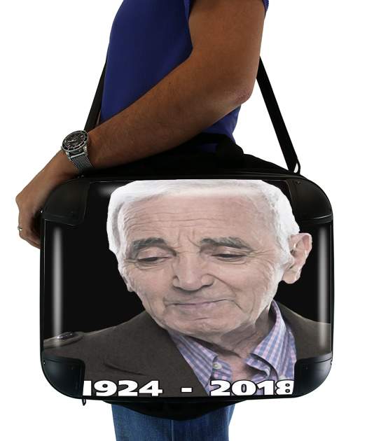  Aznavour Hommage Fan Tribute voor Laptoptas