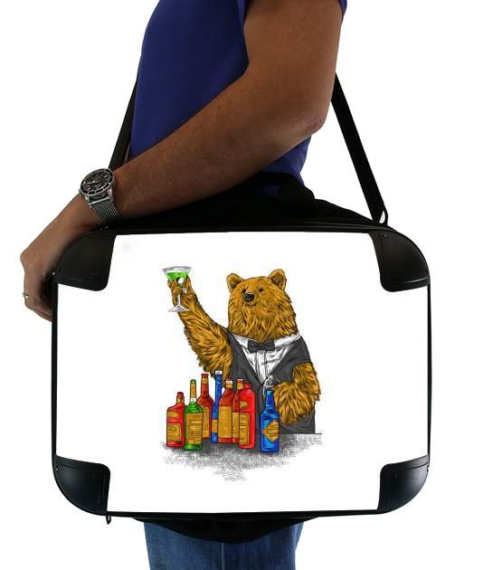  Bartender Bear voor Laptoptas