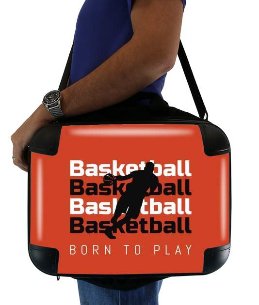  Basketball Born To Play voor Laptoptas