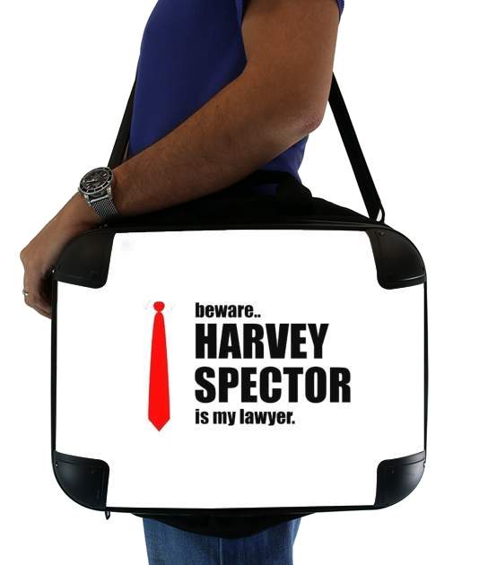  Beware Harvey Spector is my lawyer Suits voor Laptoptas