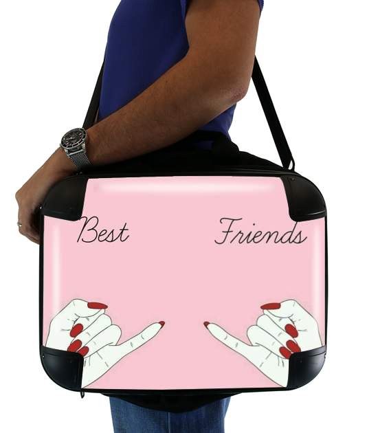  BFF Best Friends Pink voor Laptoptas