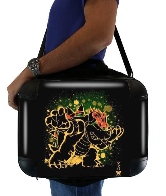  Bowser Abstract Art voor Laptoptas