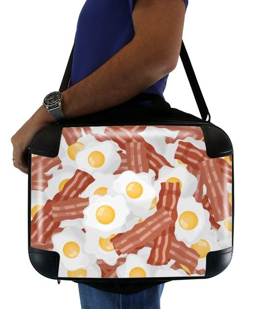  Breakfast Eggs and Bacon voor Laptoptas