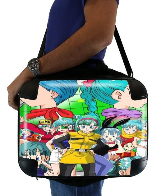  Bulma Dragon Ball super art voor Laptoptas