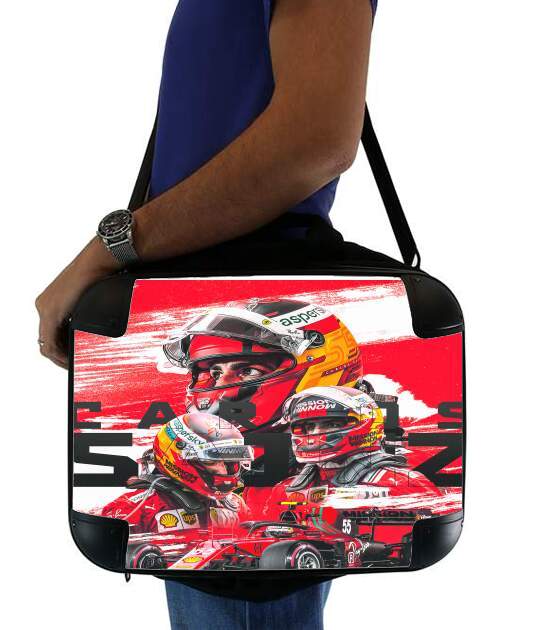  Carlos Sainz JR voor Laptoptas