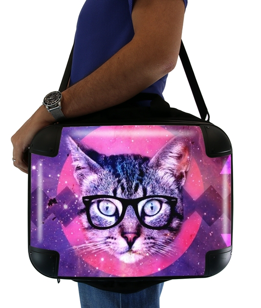  Cat Hipster voor Laptoptas