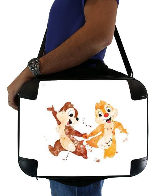  Chip And Dale Watercolor voor Laptoptas