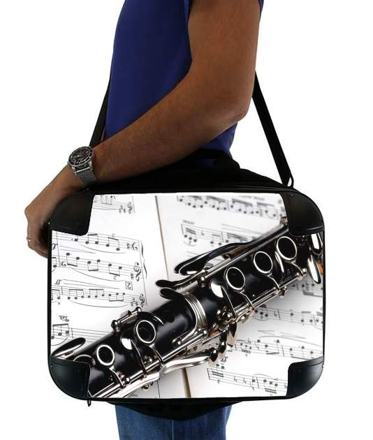  Clarinette Musical Notes voor Laptoptas