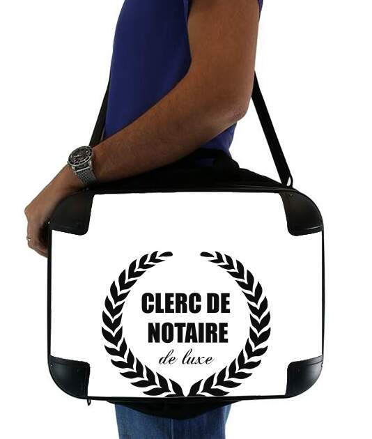  Clerc de notaire Edition de luxe idee cadeau voor Laptoptas