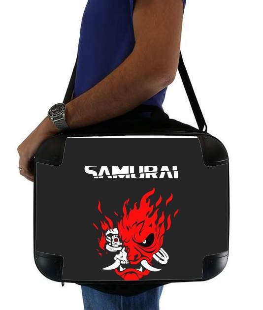  cyberpunk samurai voor Laptoptas