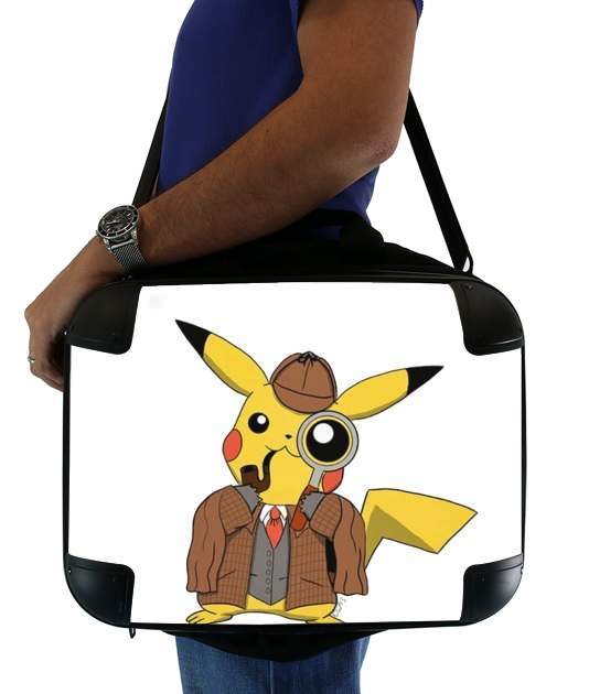  Detective Pikachu x Sherlock voor Laptoptas