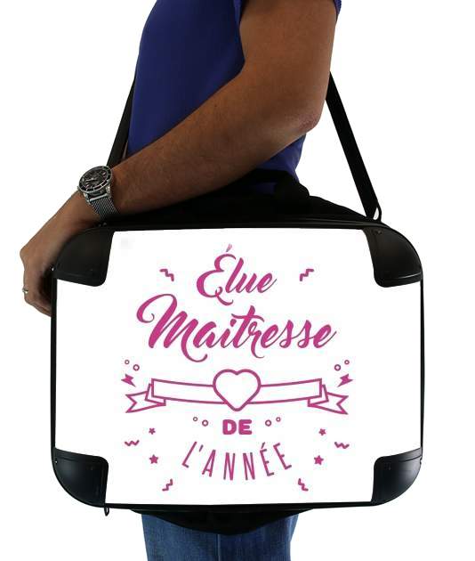  Elu maitresse de lannee cadeau professeur voor Laptoptas