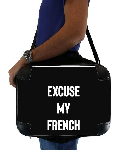  Excuse my french voor Laptoptas