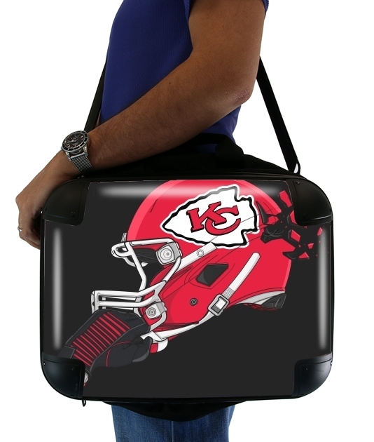  Football Helmets Kansas City voor Laptoptas