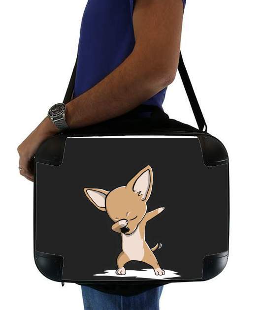  Funny Dabbing Chihuahua voor Laptoptas