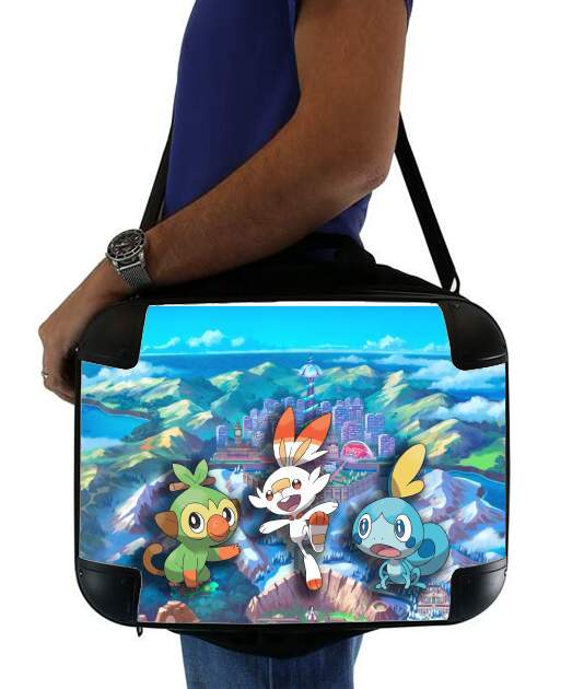  Galar Rules scorbunny Grookey Sobble voor Laptoptas