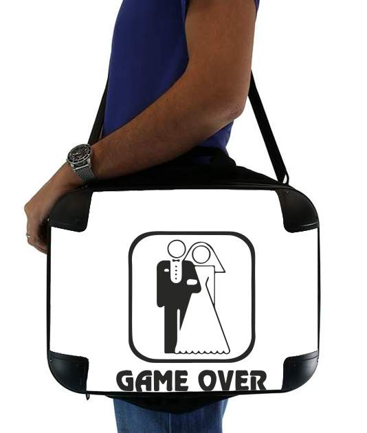  Game OVER Wedding voor Laptoptas