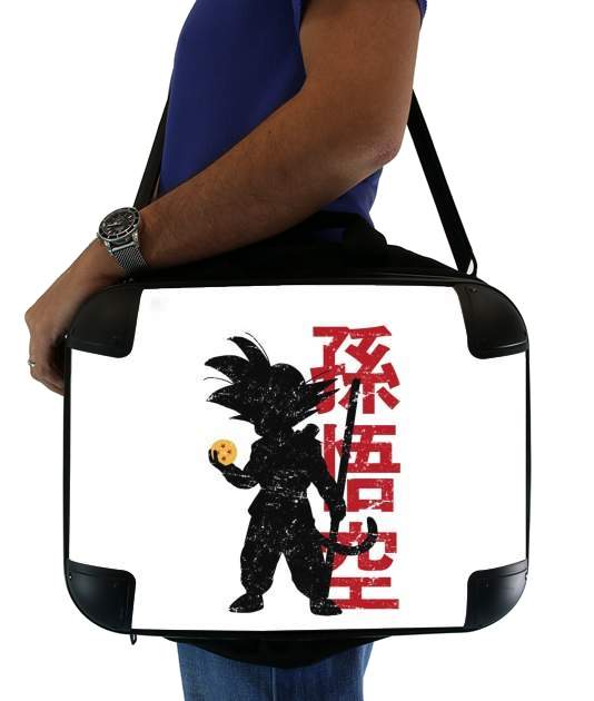  Goku silouette voor Laptoptas