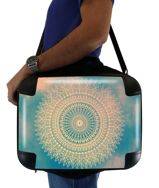  GOLDEN SUN MANDALA voor Laptoptas