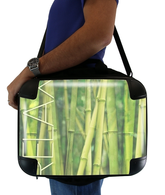  green bamboo voor Laptoptas