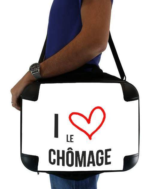  I love chomage voor Laptoptas