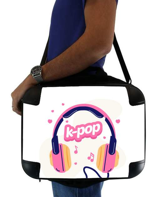  I Love Kpop Headphone voor Laptoptas