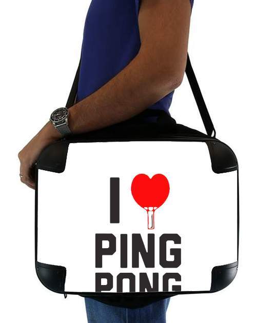  I love Ping Pong voor Laptoptas