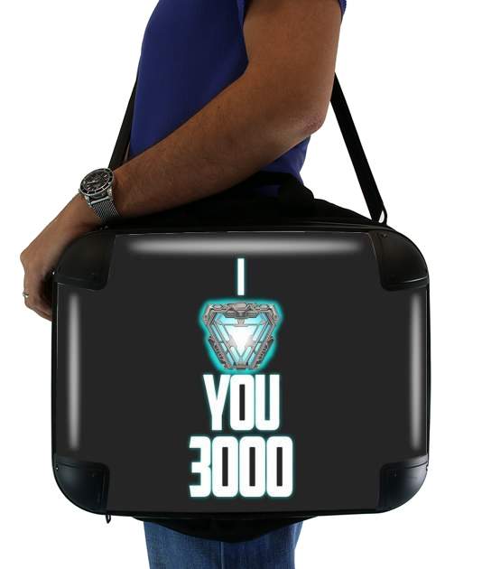  I Love You 3000 Iron Man Tribute voor Laptoptas