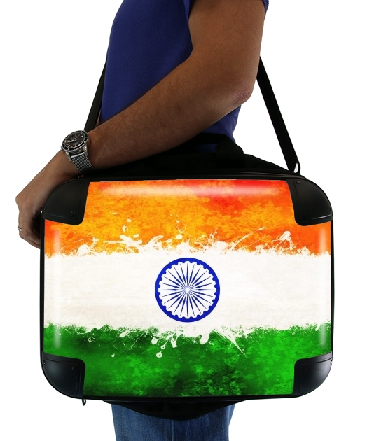  Indian Paint Spatter voor Laptoptas