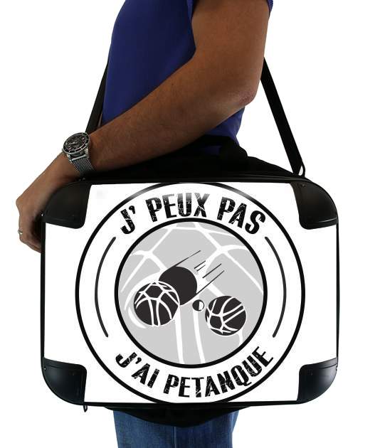  I can not I petanque voor Laptoptas