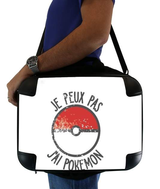  Je peux pas j ai Pokemon voor Laptoptas