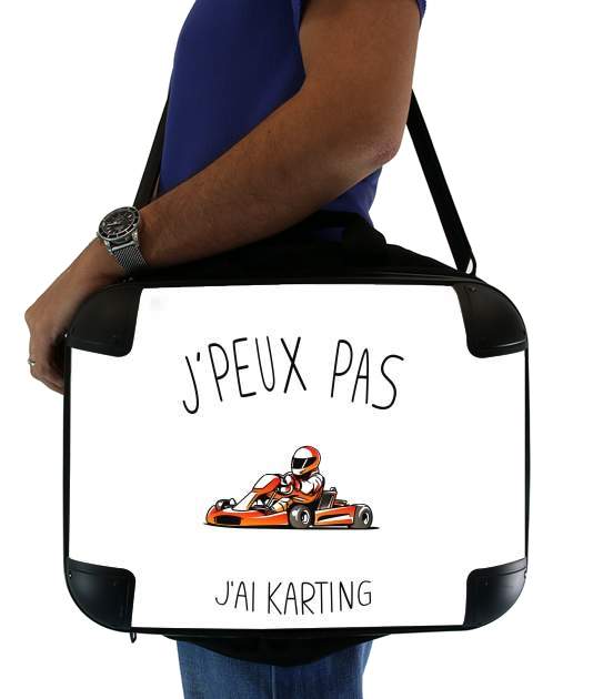  Je peux pas jai Karting voor Laptoptas