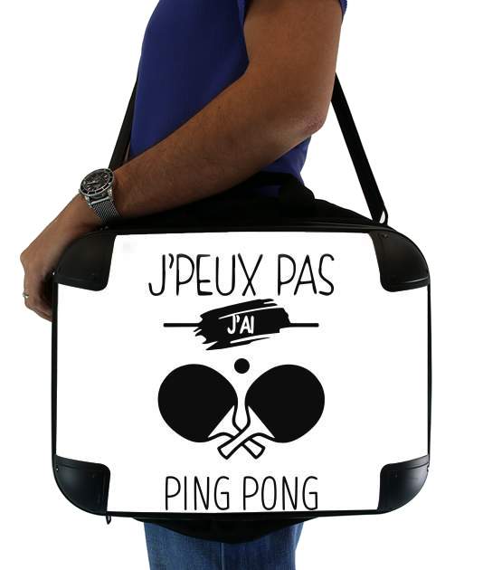  Je peux pas jai ping pong voor Laptoptas