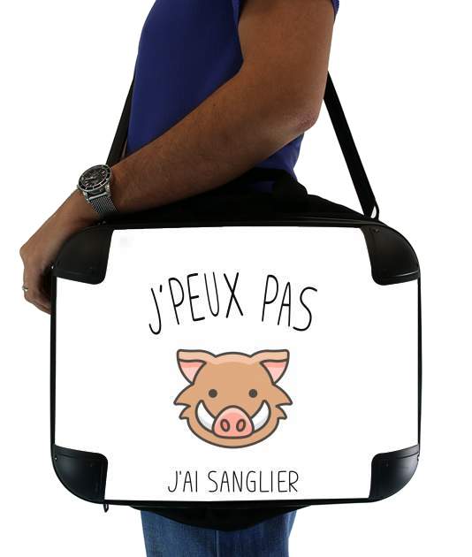  Je peux pas jai sanglier voor Laptoptas