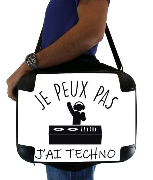  Je peux pas jai techno Festival voor Laptoptas