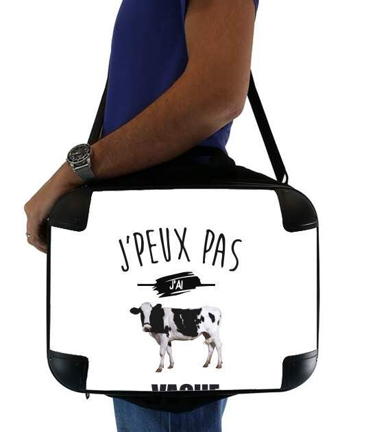  Je peux pas jai vache voor Laptoptas