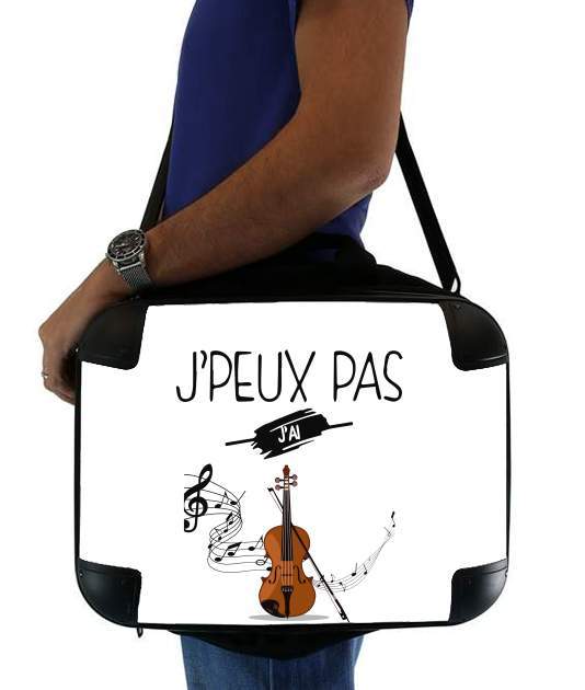  Je peux pas jai violon voor Laptoptas