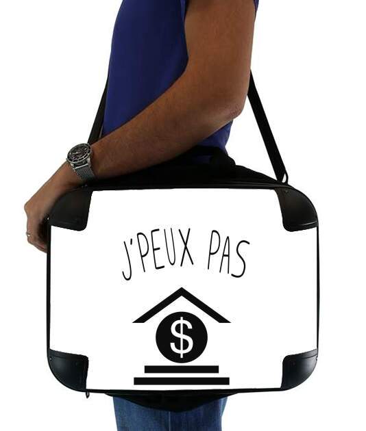  Je peux pas je suis banquier voor Laptoptas