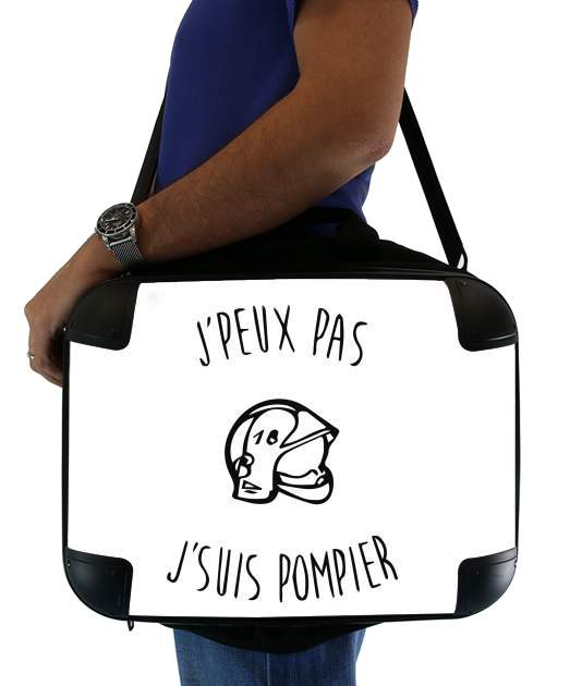  Je peux pas je suis pompier voor Laptoptas