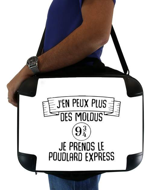  Jen peux plus des moldus je prends le poudlard express voor Laptoptas