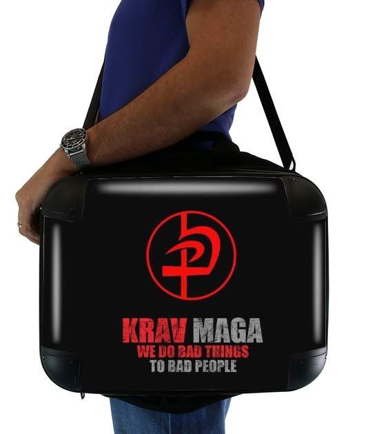  Krav Maga Bad Things to bad people voor Laptoptas